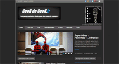 Desktop Screenshot of geekdegeek.fr