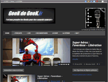 Tablet Screenshot of geekdegeek.fr